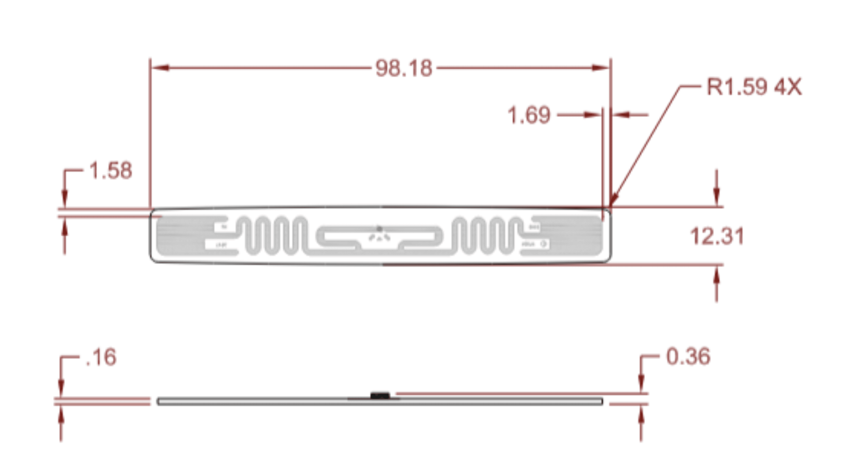 VST-9640 RFID UHF Inlays, photo 2 of 3